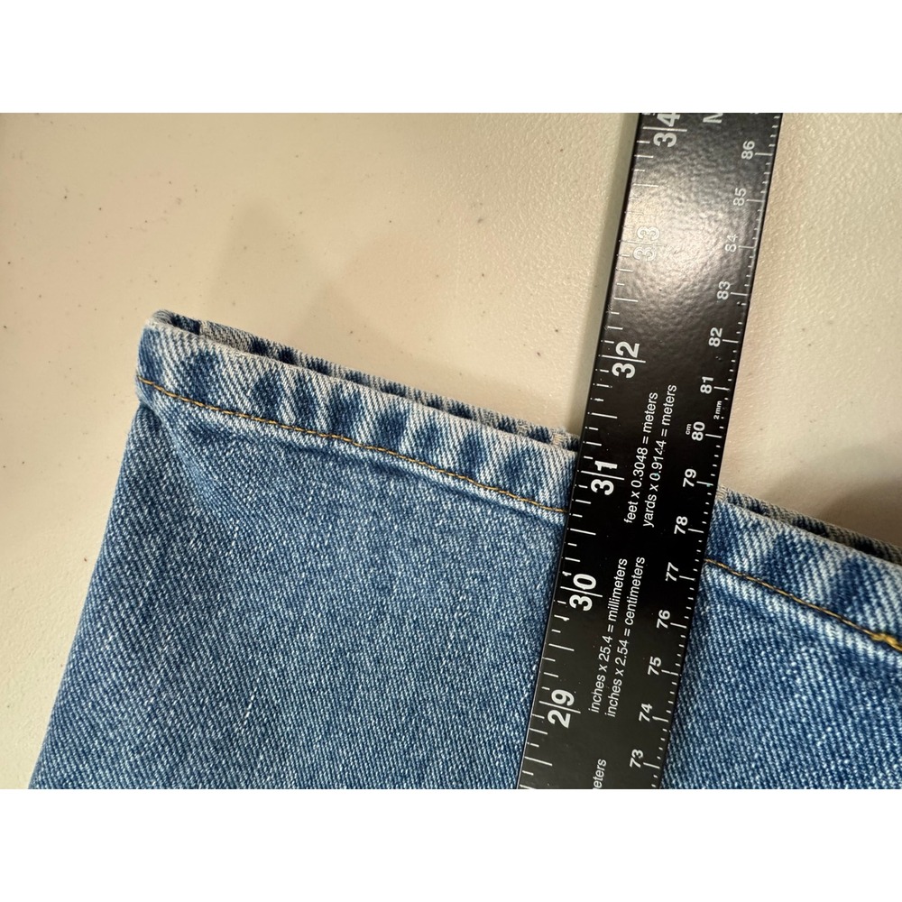 Lauren Ralph Lauren Jeans Women 12 Blue Straight Leg High Rise Cotton Vintage - Picture 8 of 10